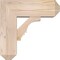 Ekena Millwork Balboa Craftsman Smooth Bracket w/ Offset Brace, Douglas Fir, 7 1/2"W x 20"D x 20"H BKT0806X20X20BOA04SDF - alternate 2